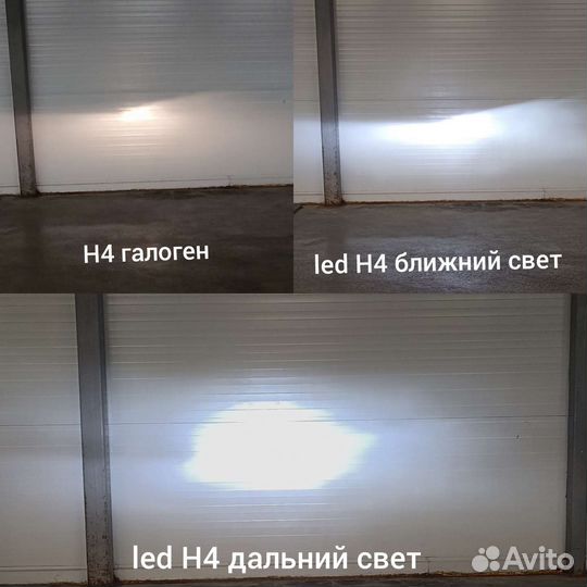 Led лампы H4, H7