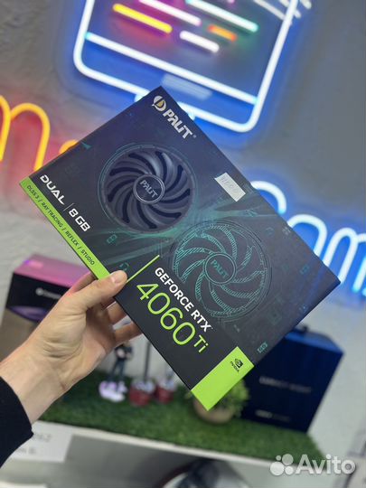 Видеокарта Palit RTX 4060ti Dual 8gb