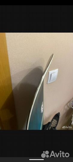 Сноуборд и ботинки для сноуборда