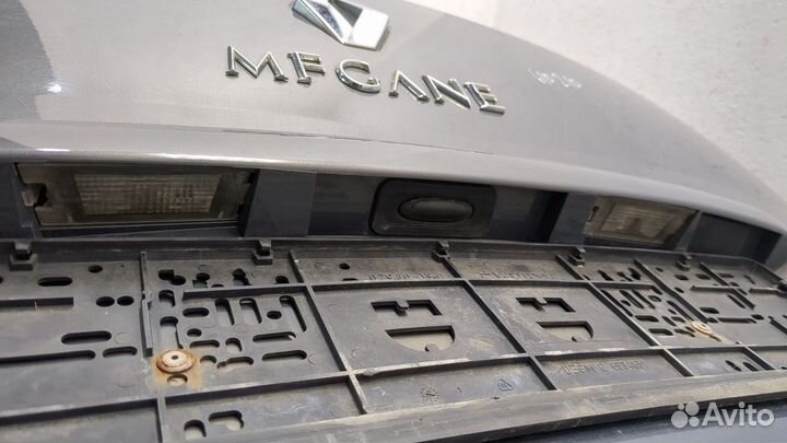 Подсветка номера Renault Megane 2, 2007