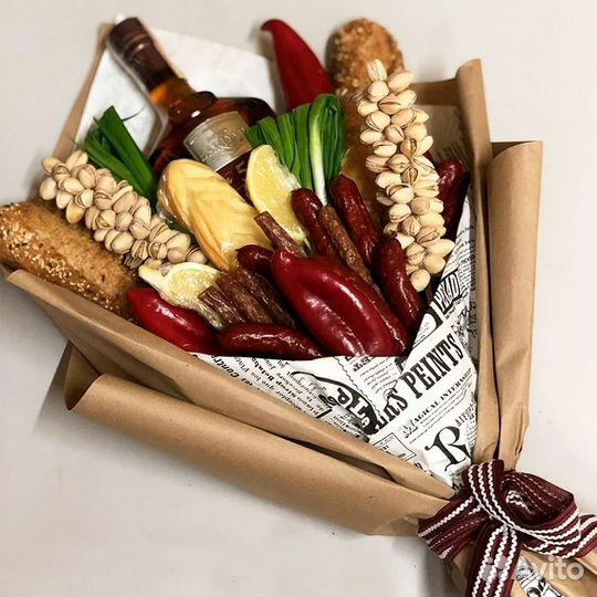 Мужской съедобный букет