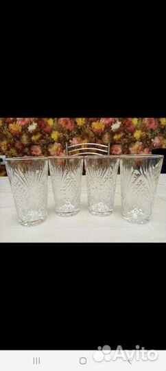 Рюмки,стаканчики,хрусталь,красное стекло.ссср