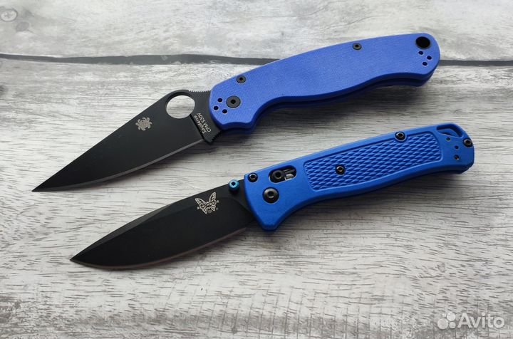 Комплект складных ножей Spyderco и Benchmade