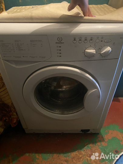 Стиральная машина бу indesit на запчасти
