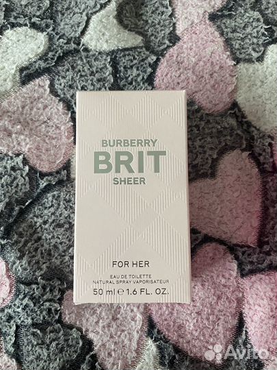 Парфюм burbberry brit sheer 50ml