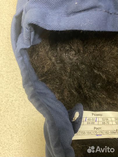 Желет и варежки меховые