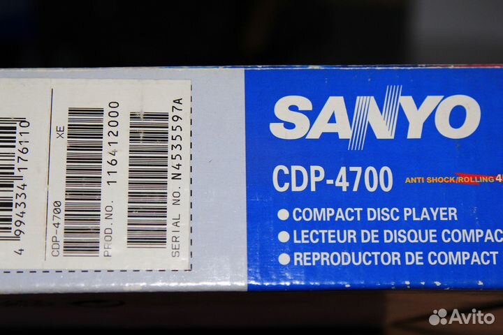 Портативный cd плеер Sanyo CDP-4700