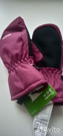Варежки зимние детские новые