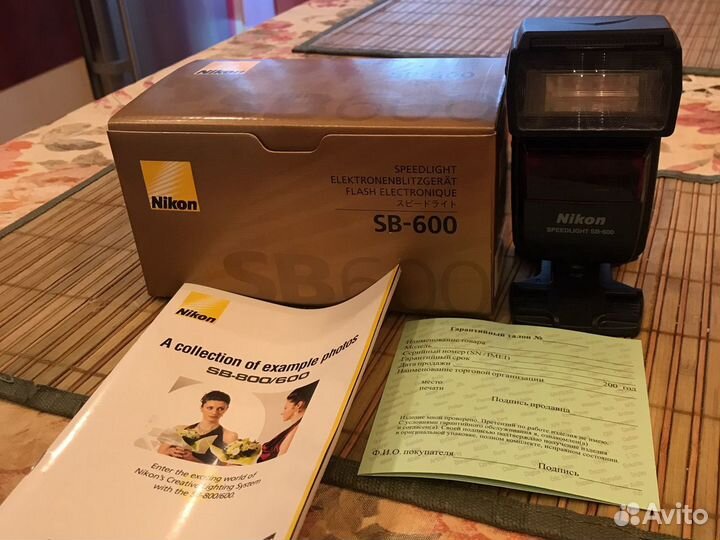Фотовспышка nikon sb-600