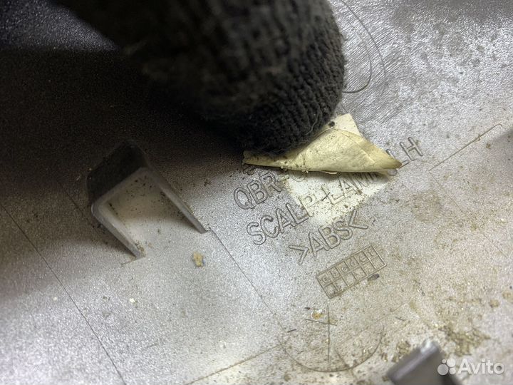 Накладка зеркала Kia Rio 3 2012-2017 левая