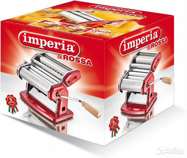 Лапшерезка тестораскатка Imperia 120 ipasta Rossa