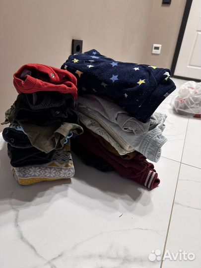 Вещи пакетом на мальчика 74 80