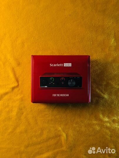Звуковая карта Focusrite Scarlett solo