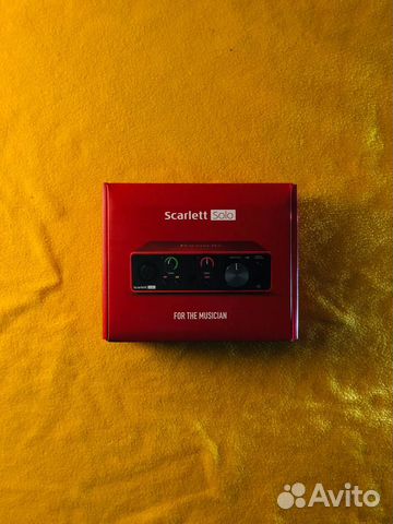 Звуковая карта Focusrite Scarlett solo