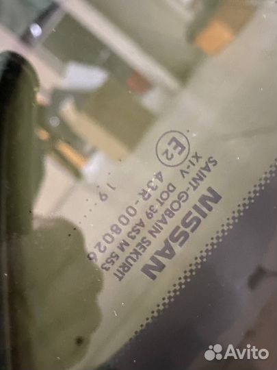 Панорамное стекло Ниссан Кашкай Дж11 2019