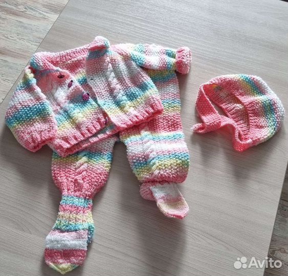 Комплект: кофта, штанишки, шапочка