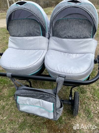 Коляска 2 в 1 indigo duo 18