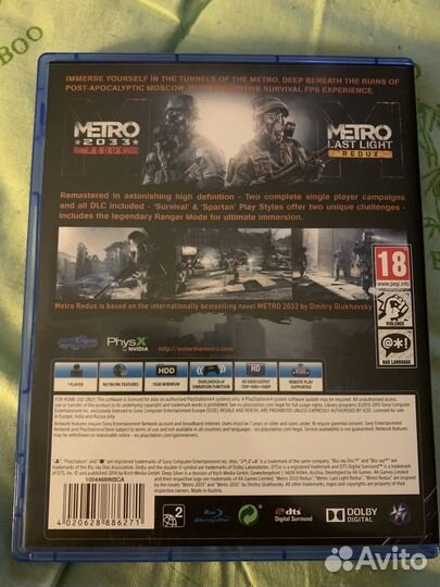 Metro redux ps4