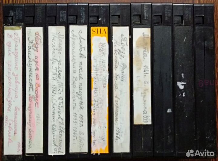 Видеокассеты Sony E180 VHS 3 hours 10 штук