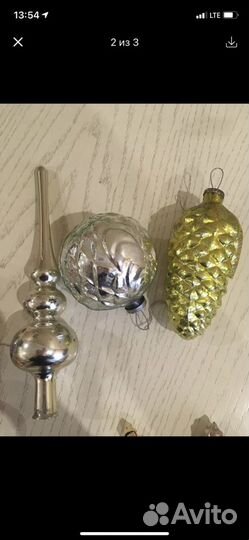 Елочные игрушки СССР