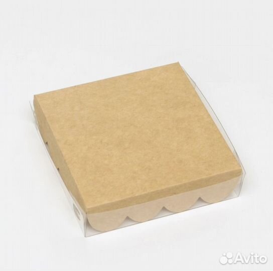 Коробочка для кондитерских изделий, крафт