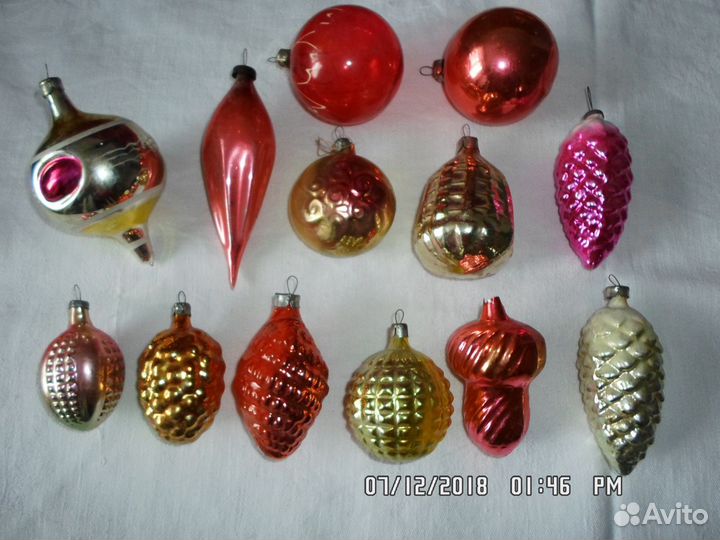 Советские ёлочные игрушки