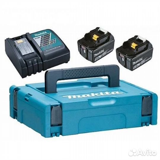 Makita MakPac Зарядное + 2 аккумулятора + Кейс