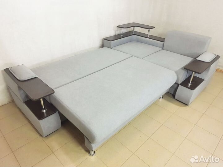 Угловой диван меланж