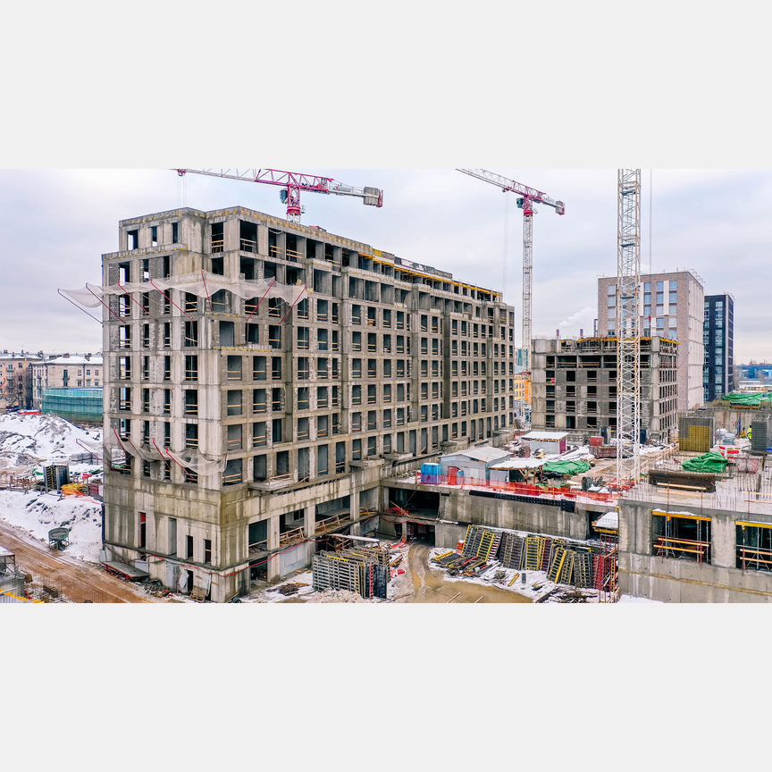 3-к. квартира, 57,5 м², 2/12 эт.