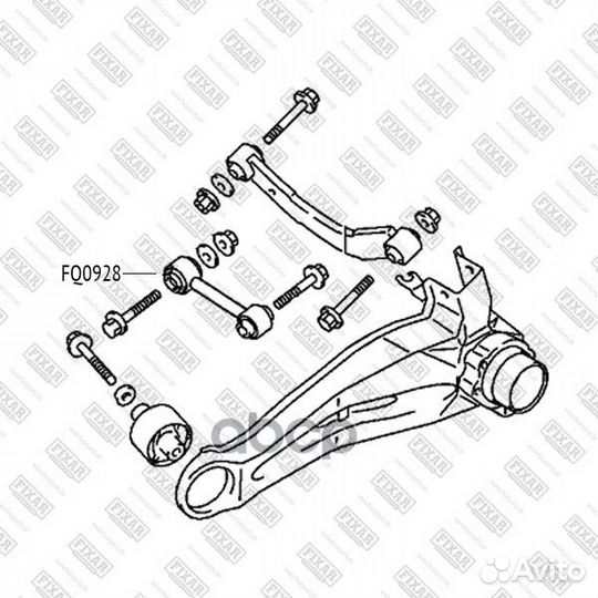 Рычаг mitsubishi lancer 00-09/outlander 02-06