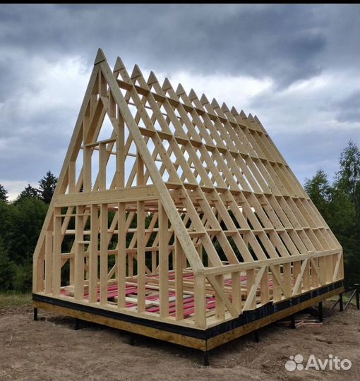 А-фрейм(A-frame) домокомплект(каркас)