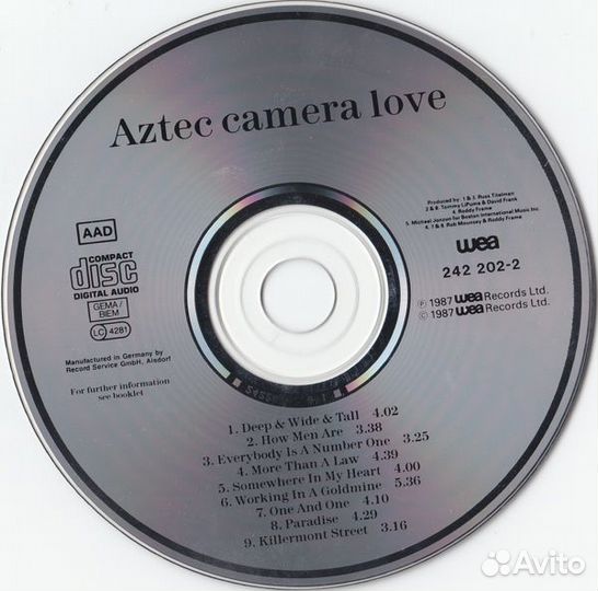 Aztec Camera - Love (1 CD)