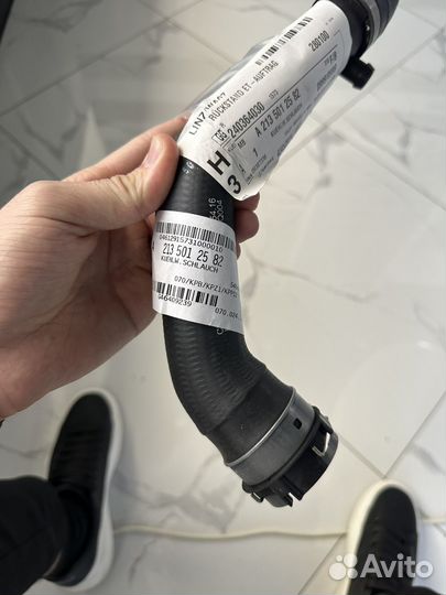 Патрубок радиатора мерседес w 213 m276