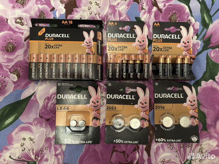 Батарейки duracell