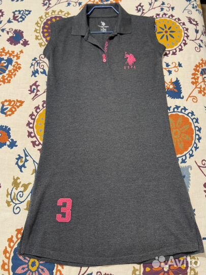 Us polo платье