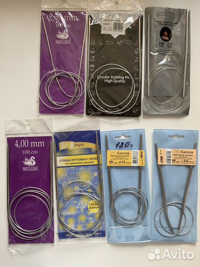 Спицы для вязания круговые