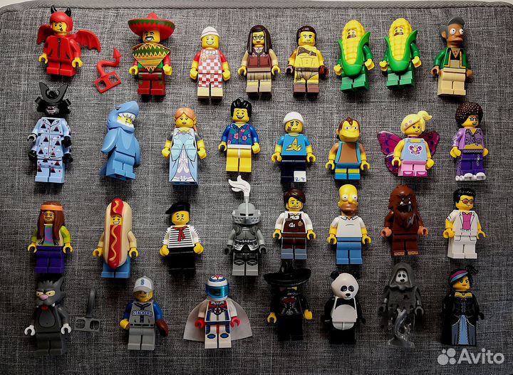Lego минифигурки разных серий