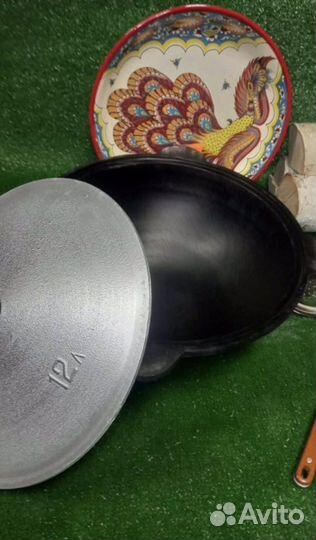 Казан чyгунный 12 литрoв