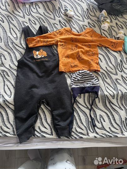 Вещи пакетом на мальчика 80 86