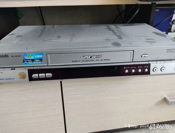 Видеомагнитофон panasonic б,у