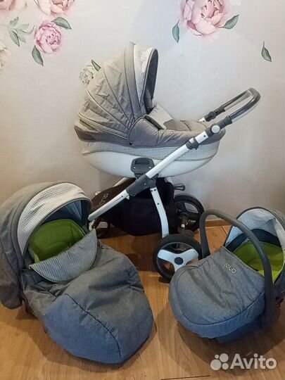 Коляска 3 в 1 Rudis Solo
