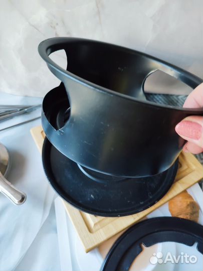 Фондюшница походная для сыра и шоколада из нержав