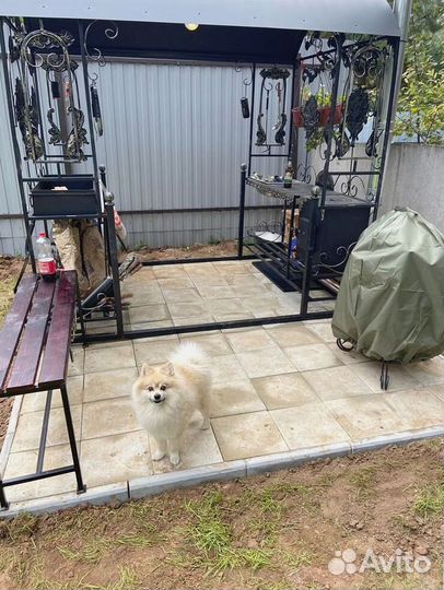 Мангал с печью