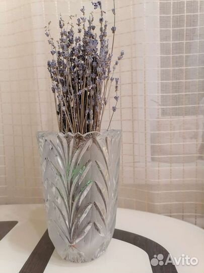 Ваза хрустальная для цветов СССР