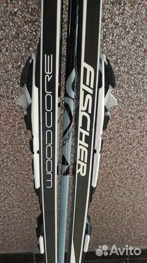 Лыжи fisher nordic crown + палки fisher