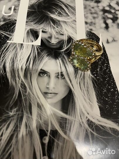 Трендовый комплект серьги и кольцо Kara Ross