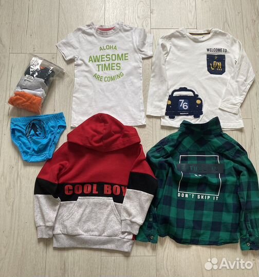 Вещи для мальчика 104-110