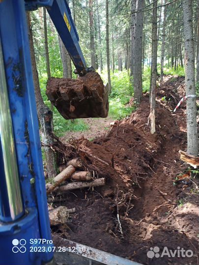 Экскаватор, услуги