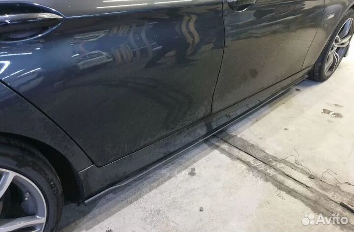 Сплиттера под пороги bmw 5 f10 m стиль