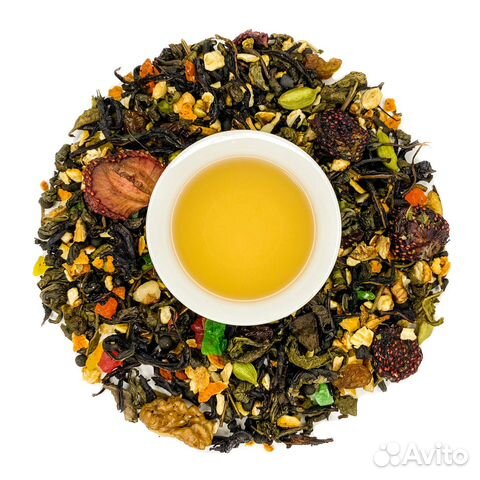 Чай зеленый с добавками Адам и Ева, листовой